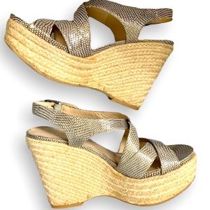 Via Spiga wedge sandals